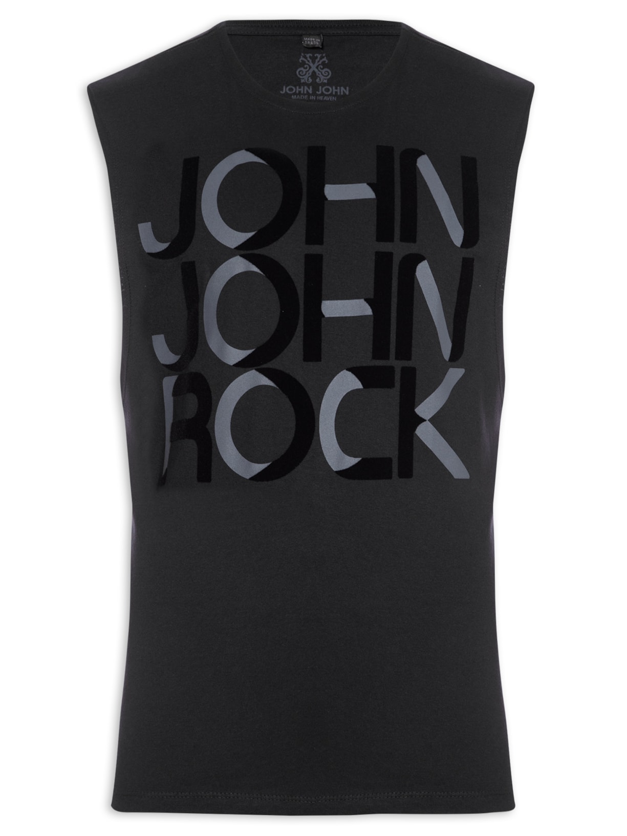 Regata Masculina Rock - Preto