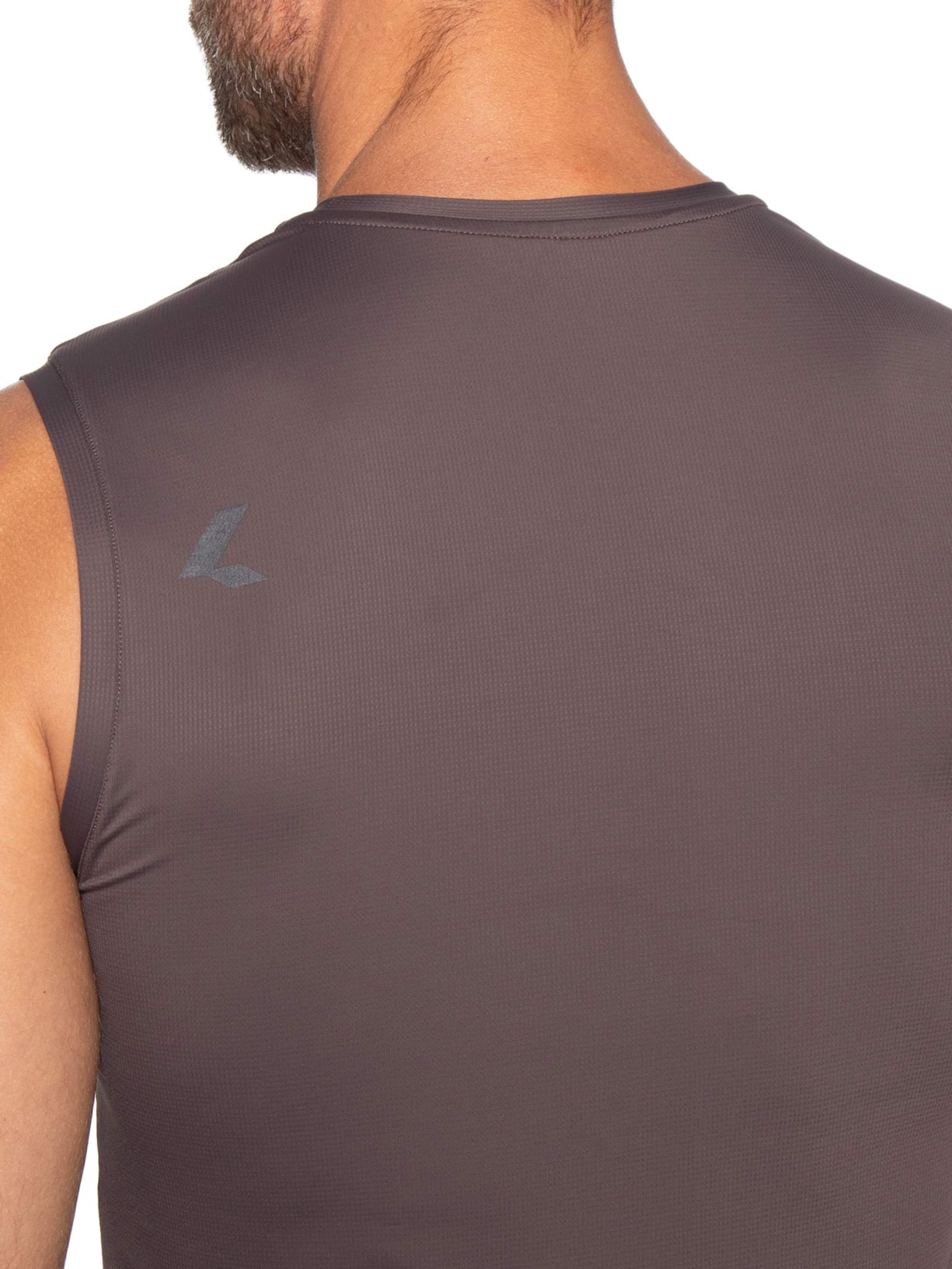 Regata Masculina Run Slim Men Marrom Live!