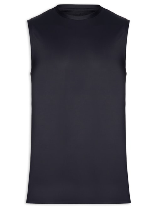 Regata Masculina Run Slim Men - Preto