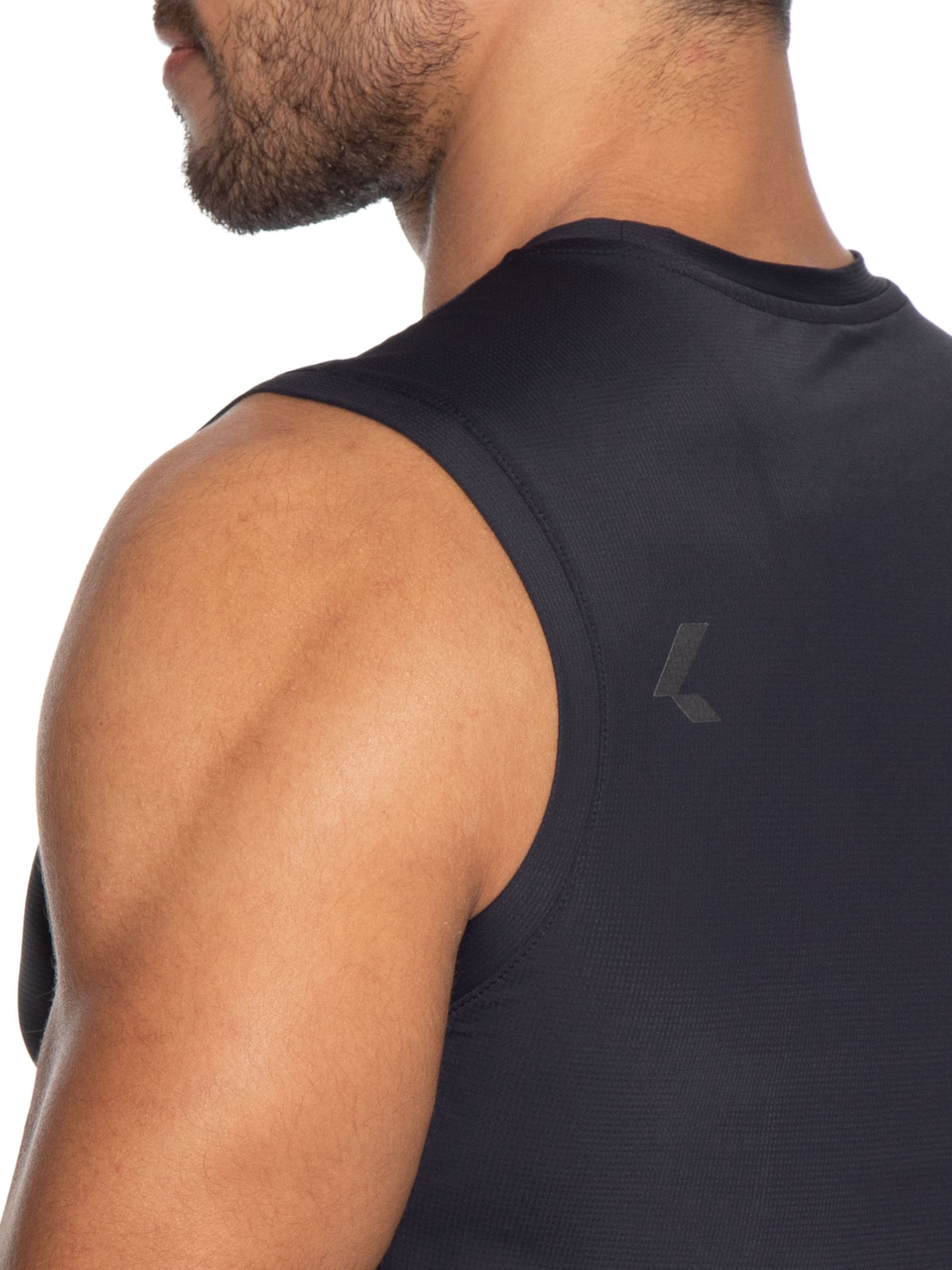 Regata Masculina Run Slim Men Preto Live!