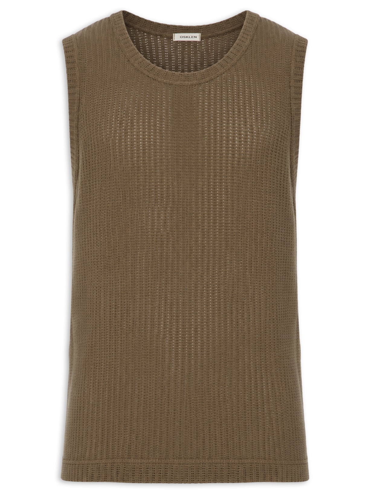 Regata Masculina Rustic Knit Marrom Osklen