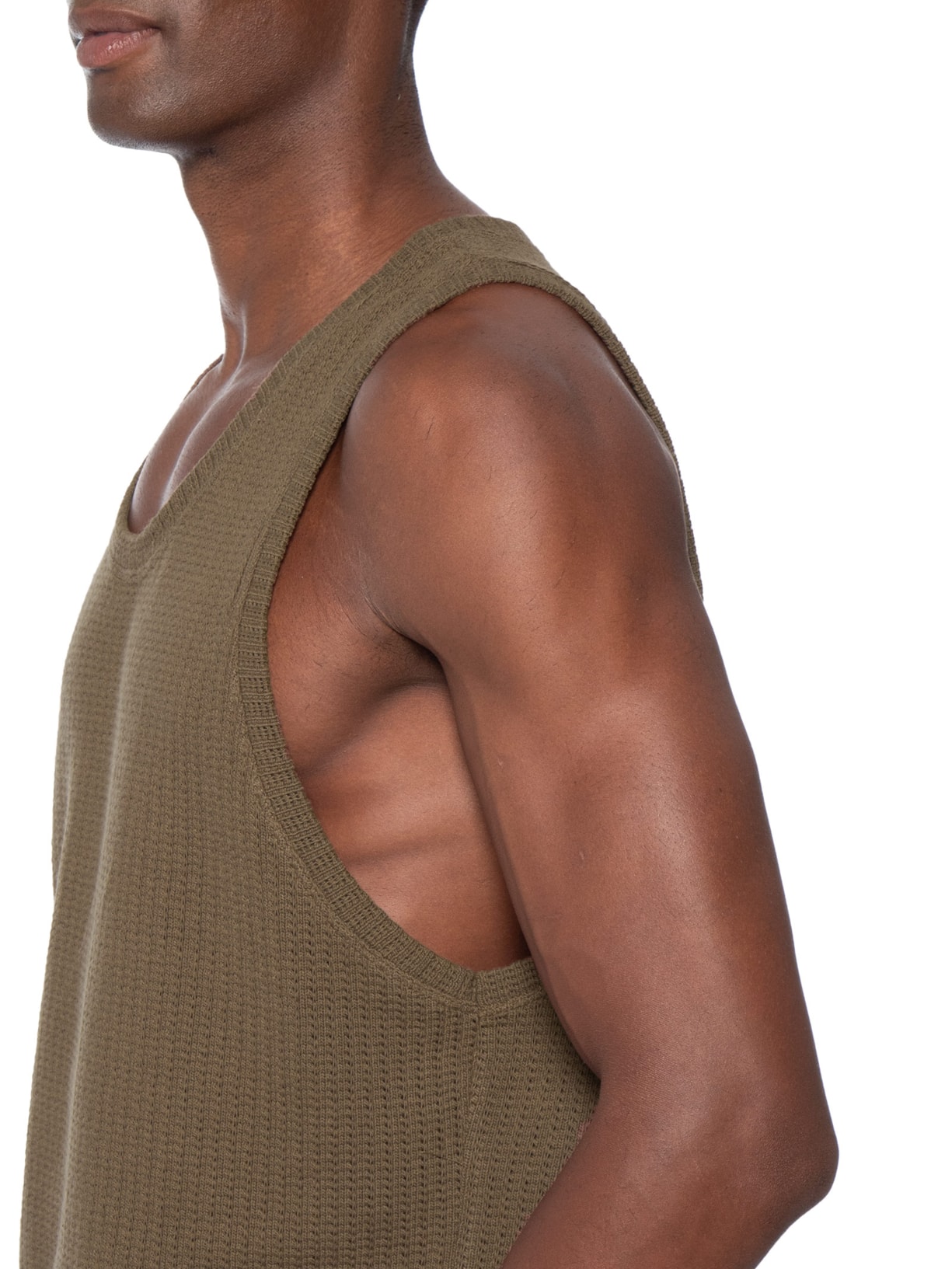 Regata Masculina Rustic Knit Marrom Osklen