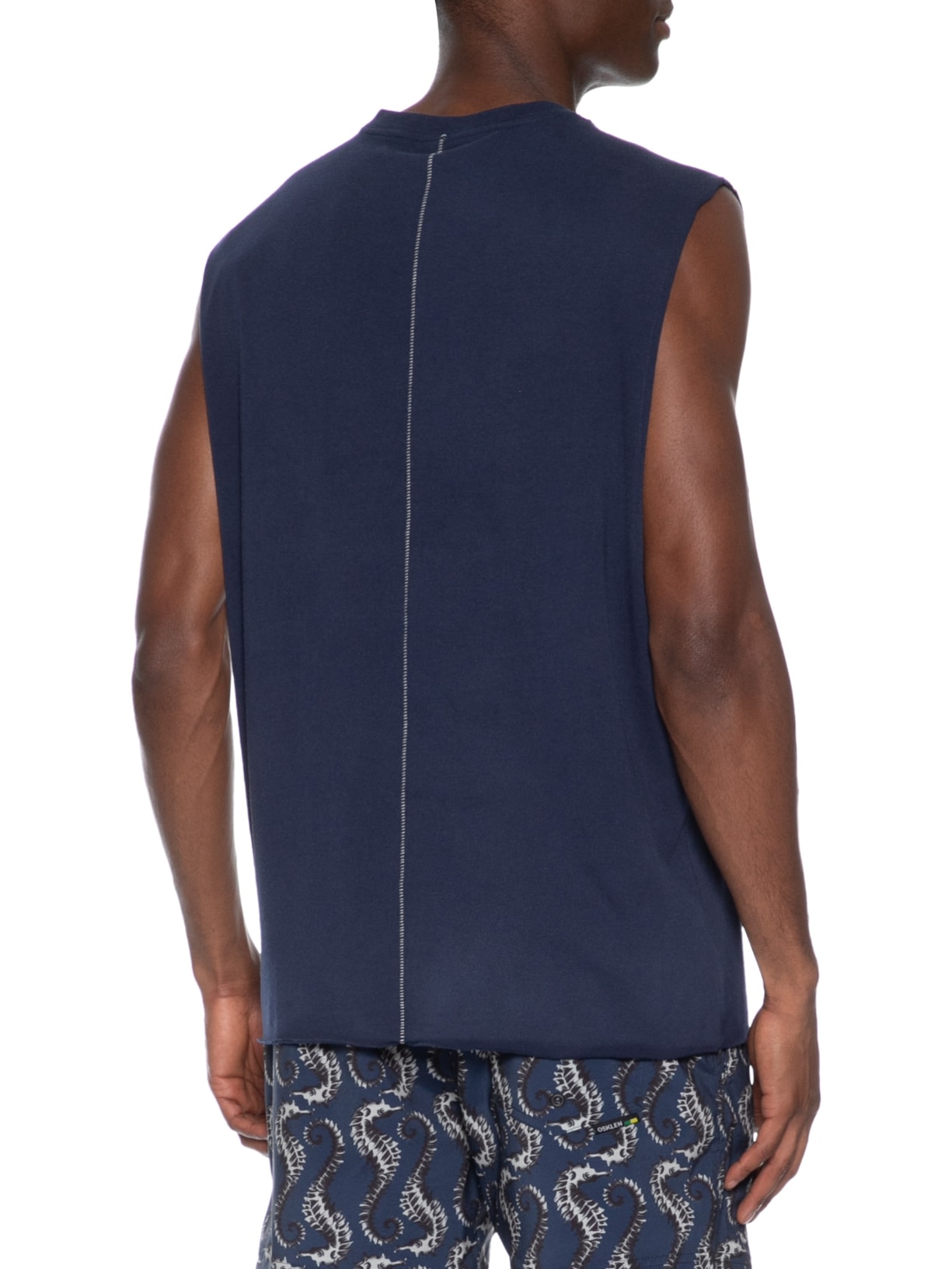 Regata Masculina Rustic Sleeveless Azul Osklen