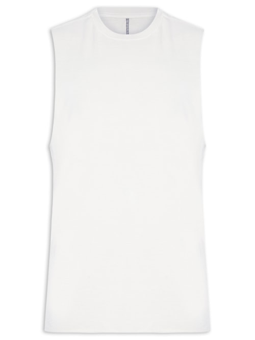 Regata Masculina Rustic Sleeveless Manga Curta - Bege