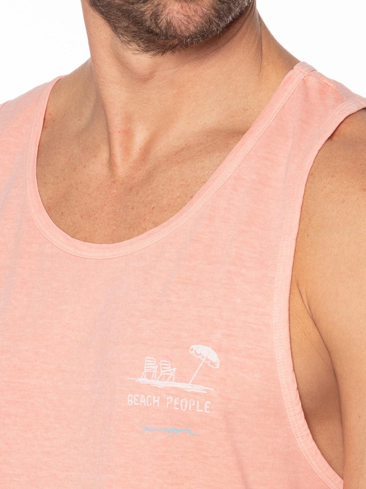 Regata Masculina Silkada Beach People Laranja Pineapple