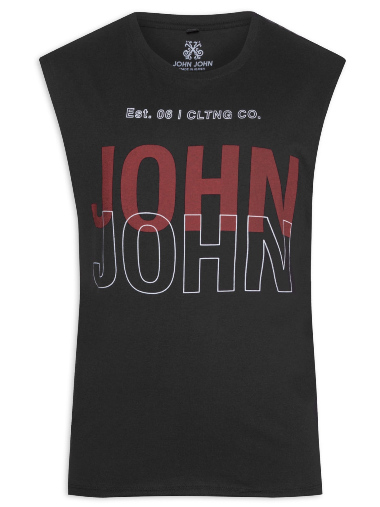 Regata Masculina Skater John Boy - Preto