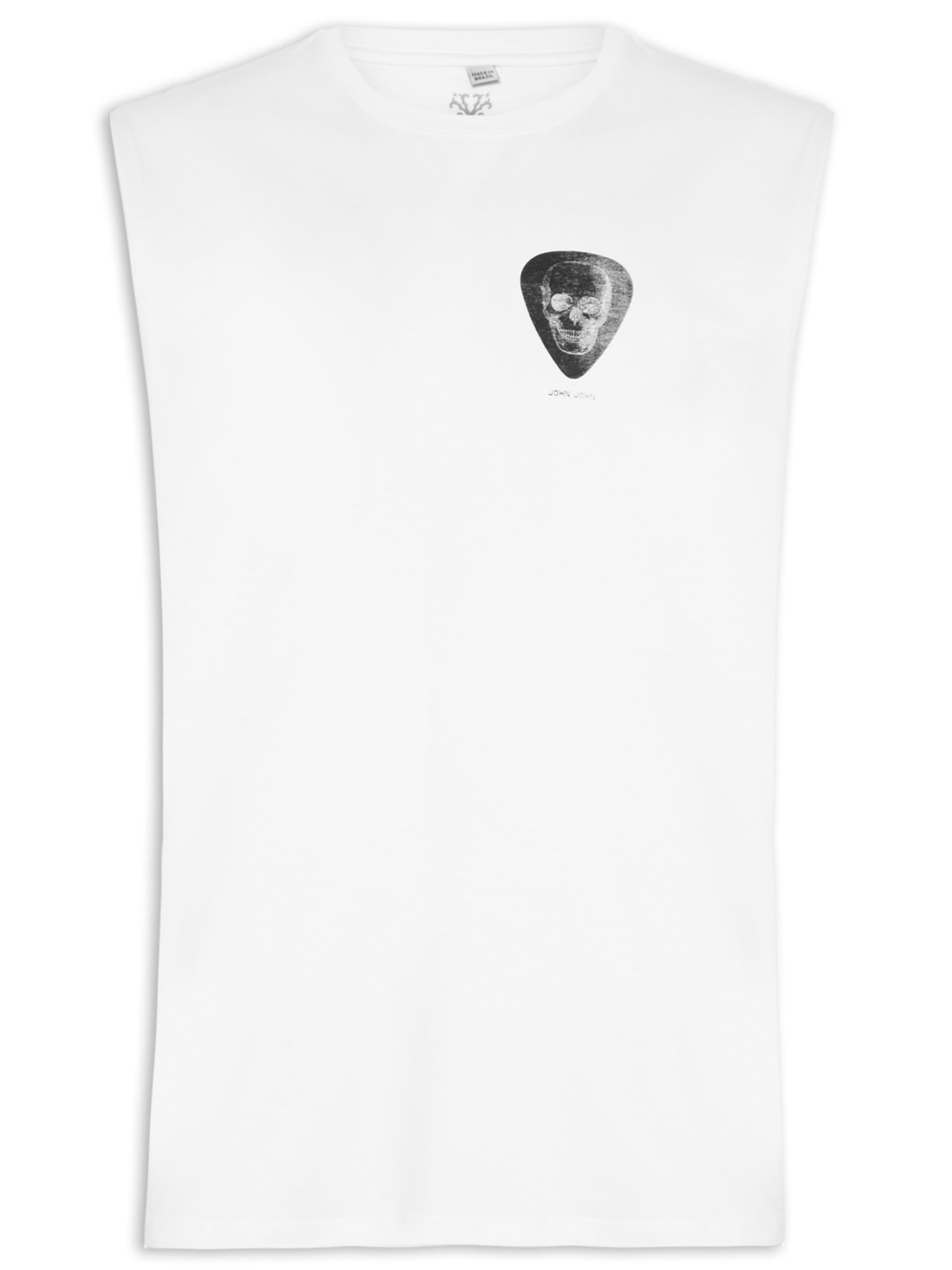 Regata Masculina Skater Pick Refusal - Branco