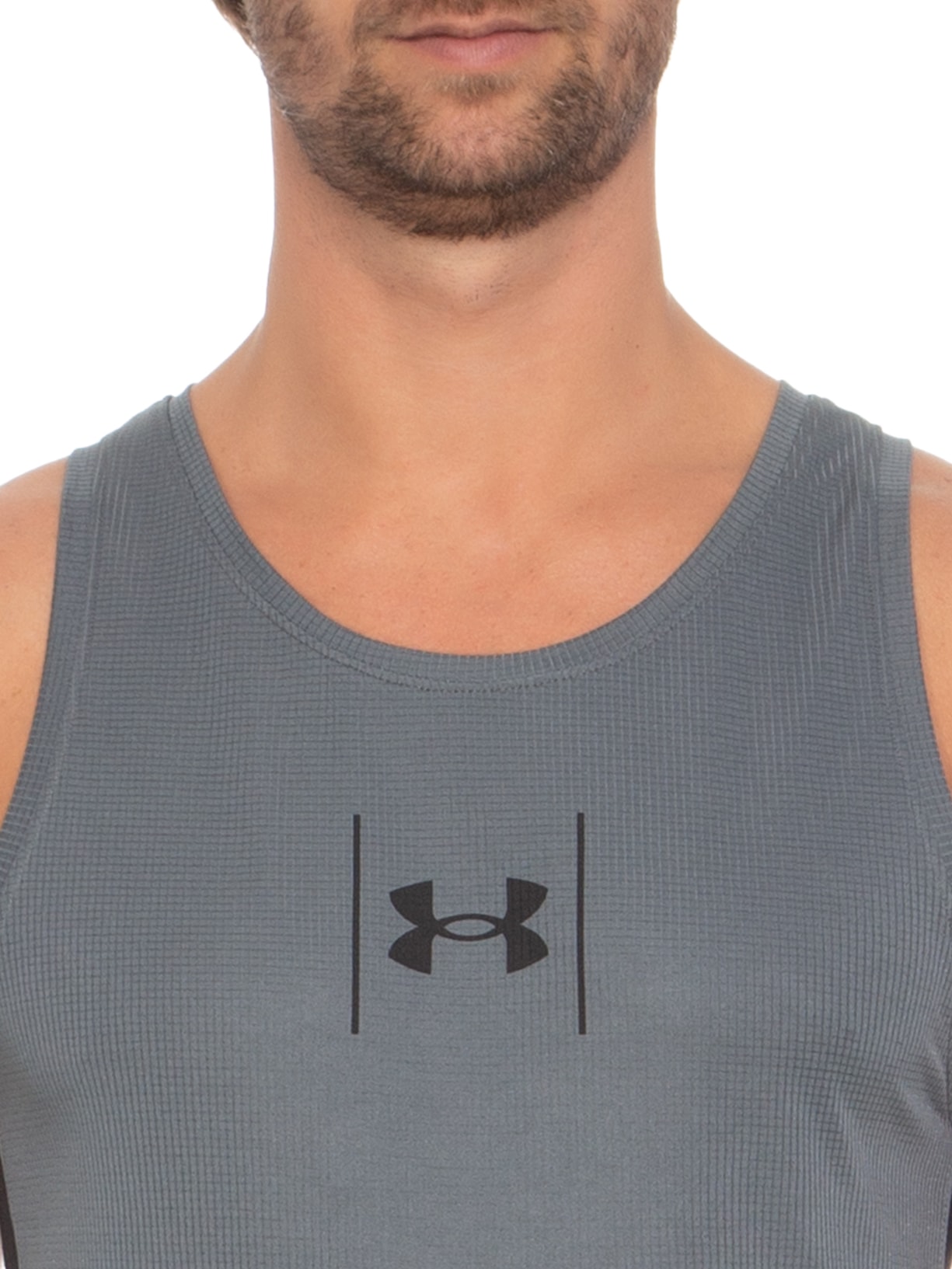 Regata Masculina Speed Stride Shock Cinza Under Armour