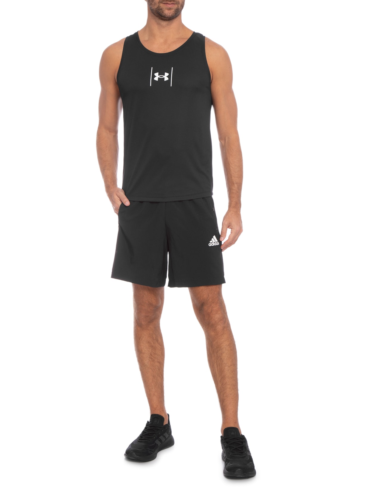 Regata Masculina Speed Stride Shock Preto Under Armour