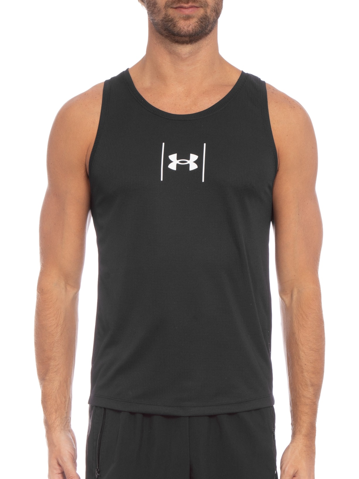 Regata Masculina Speed Stride Shock Preto Under Armour