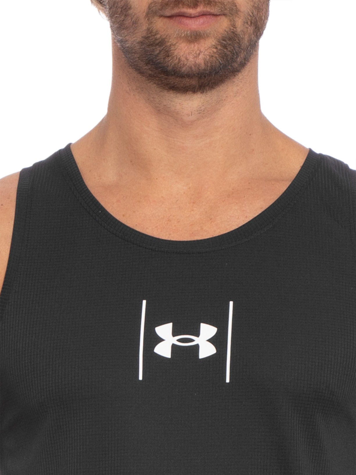 Regata Masculina Speed Stride Shock Preto Under Armour