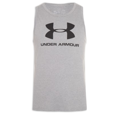 Regata Masculina Sportstyle Logo Tank - Cinza