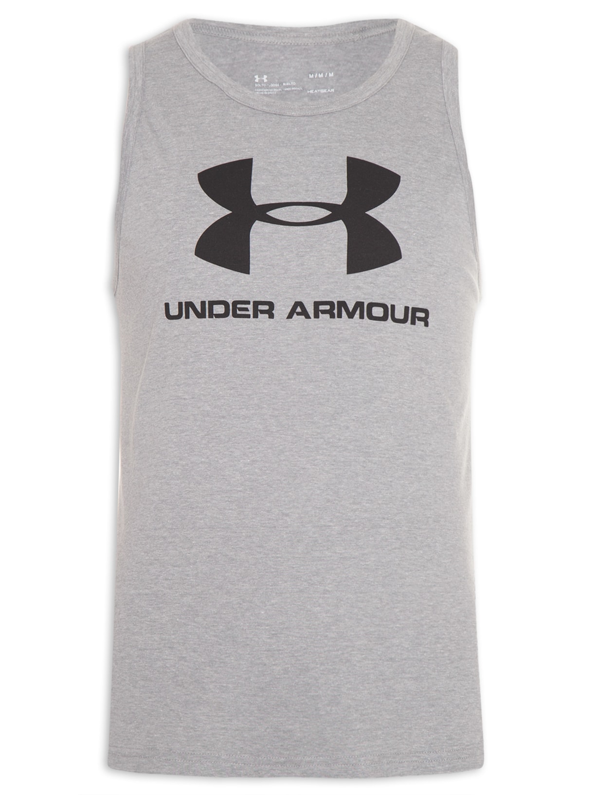 Regata Masculina Sportstyle Logo Tank - Cinza
