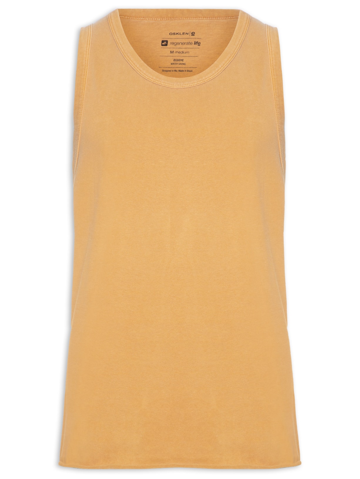 Regata Masculina Strong Lisa - Amarelo