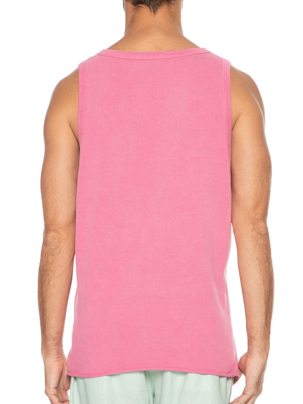 Regata Masculina Strong Tridente Rosa Osklen