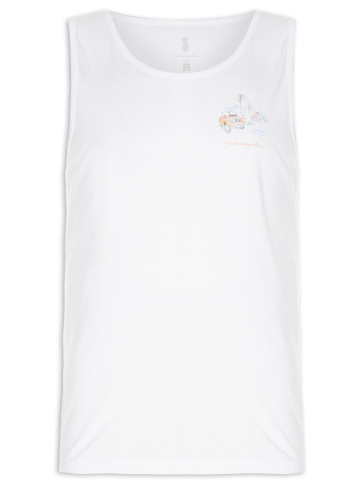 Regata Masculina Summer Vacation - Branco