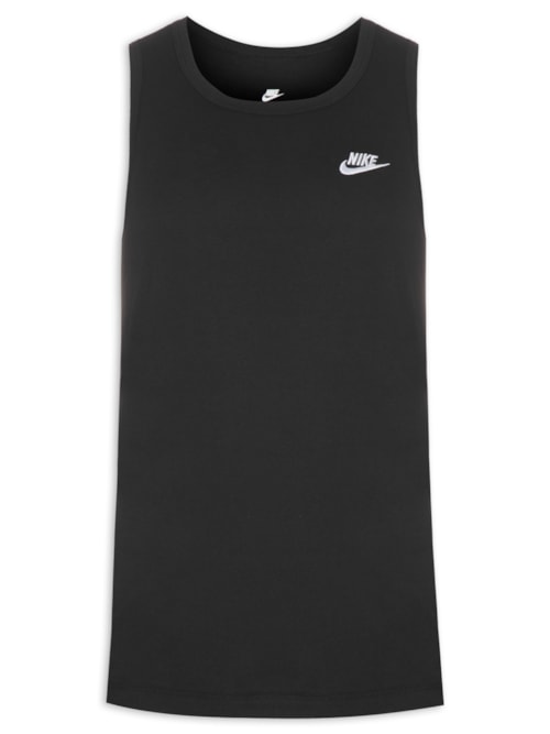 Regata Masculina Tank Emb Futu - Preto