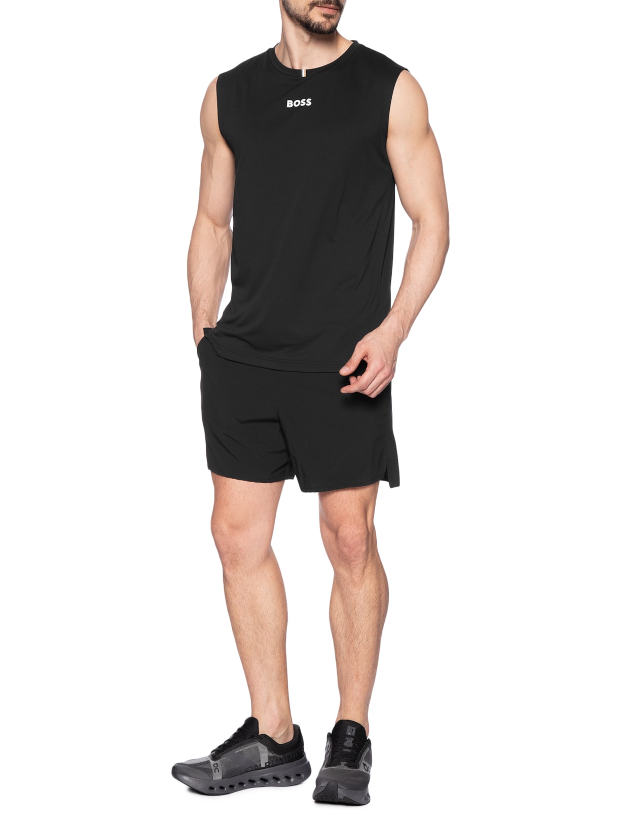 Regata Masculina Tank Toc Preto Boss