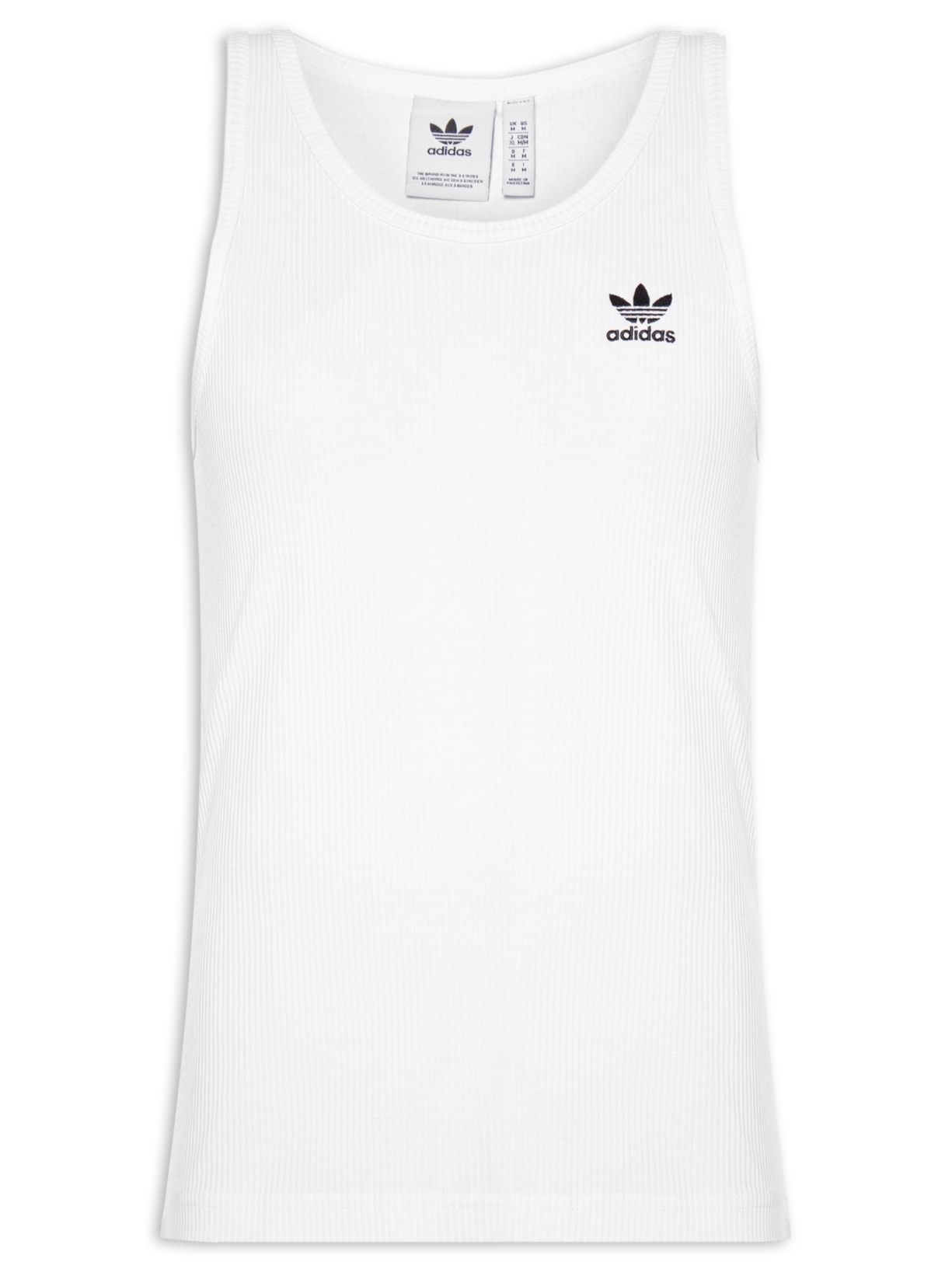 Regata Masculina Trefoil Essentials - Branco