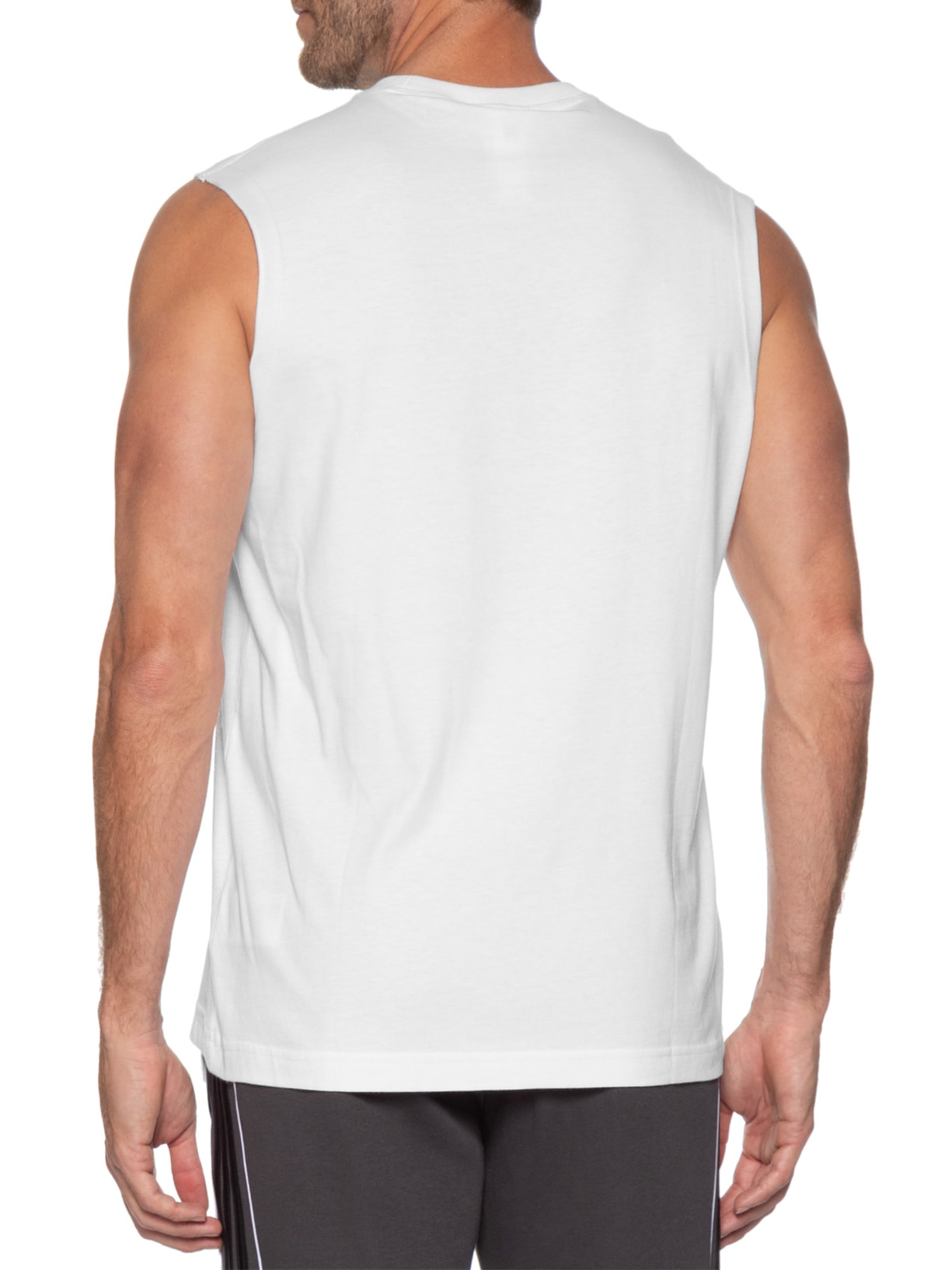 Regata Masculina Trefoil Essentials Branco Adidas Originals