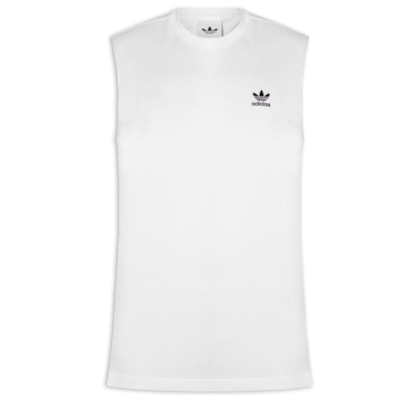 Regata Masculina Trefoil Essentials - Branco