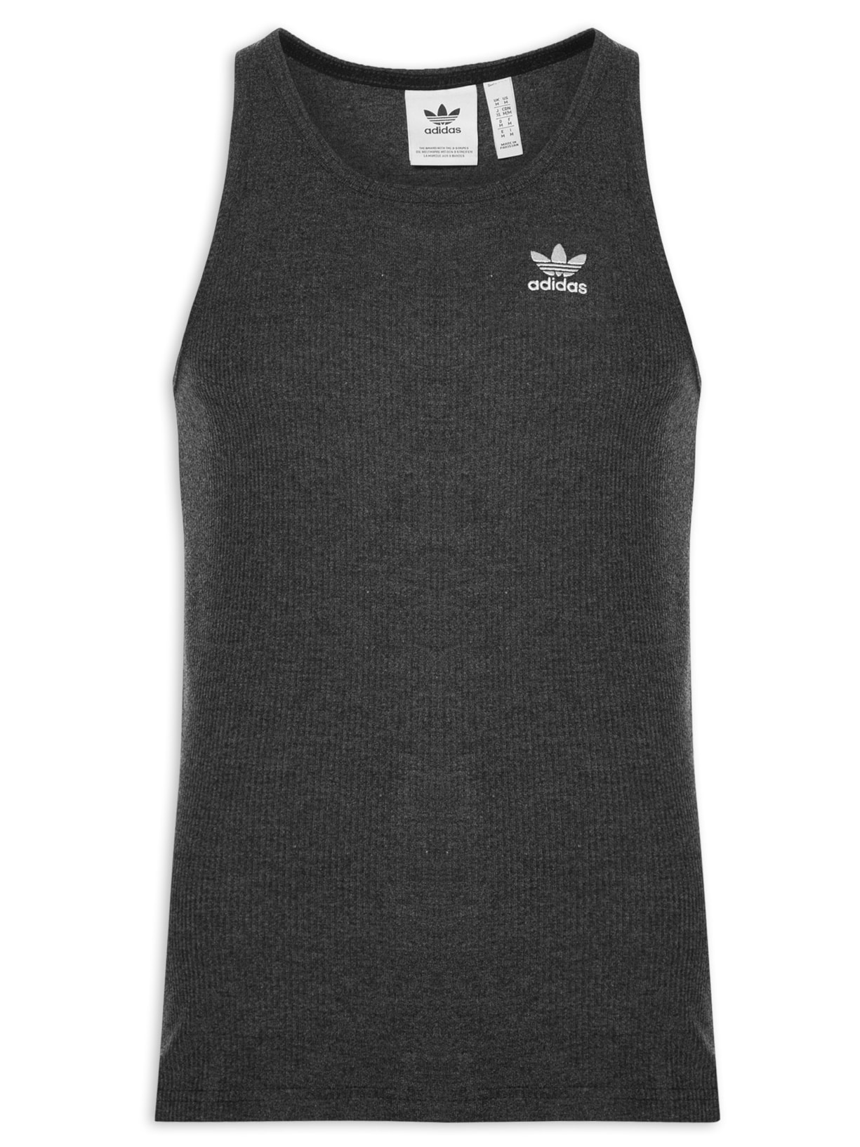 Regata Masculina Trefoil Essentials - Preto