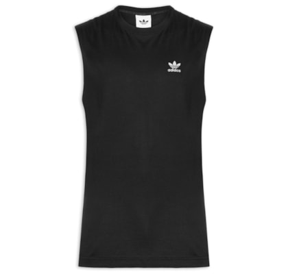 Regata Masculina Trefoil Essentials - Preto