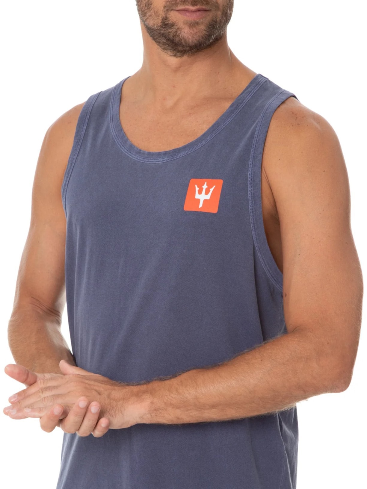 Regata Masculina Tridente Box Azul Osklen