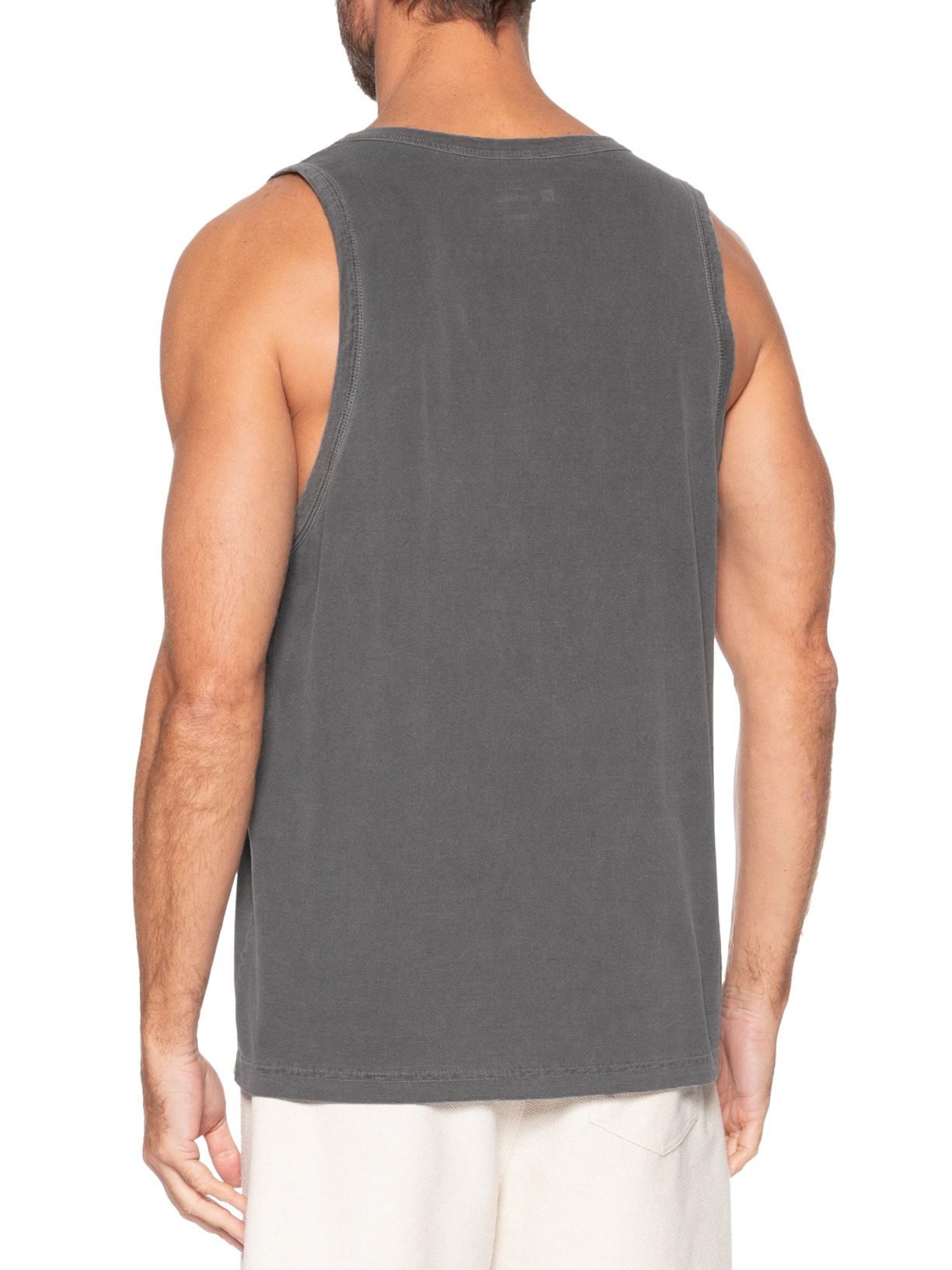 Regata Masculina Tridente Box Preto Osklen