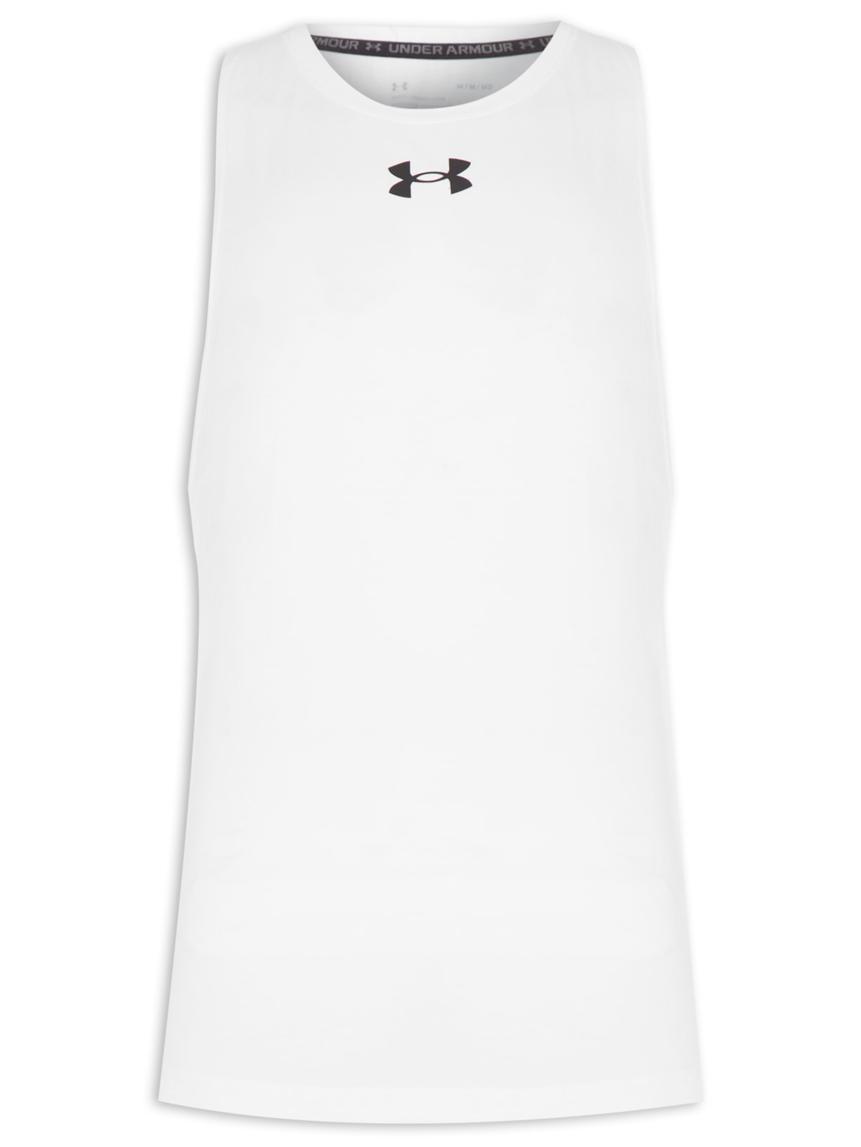 Regata Masculina Ua Baseline Cotton Tank - Branco