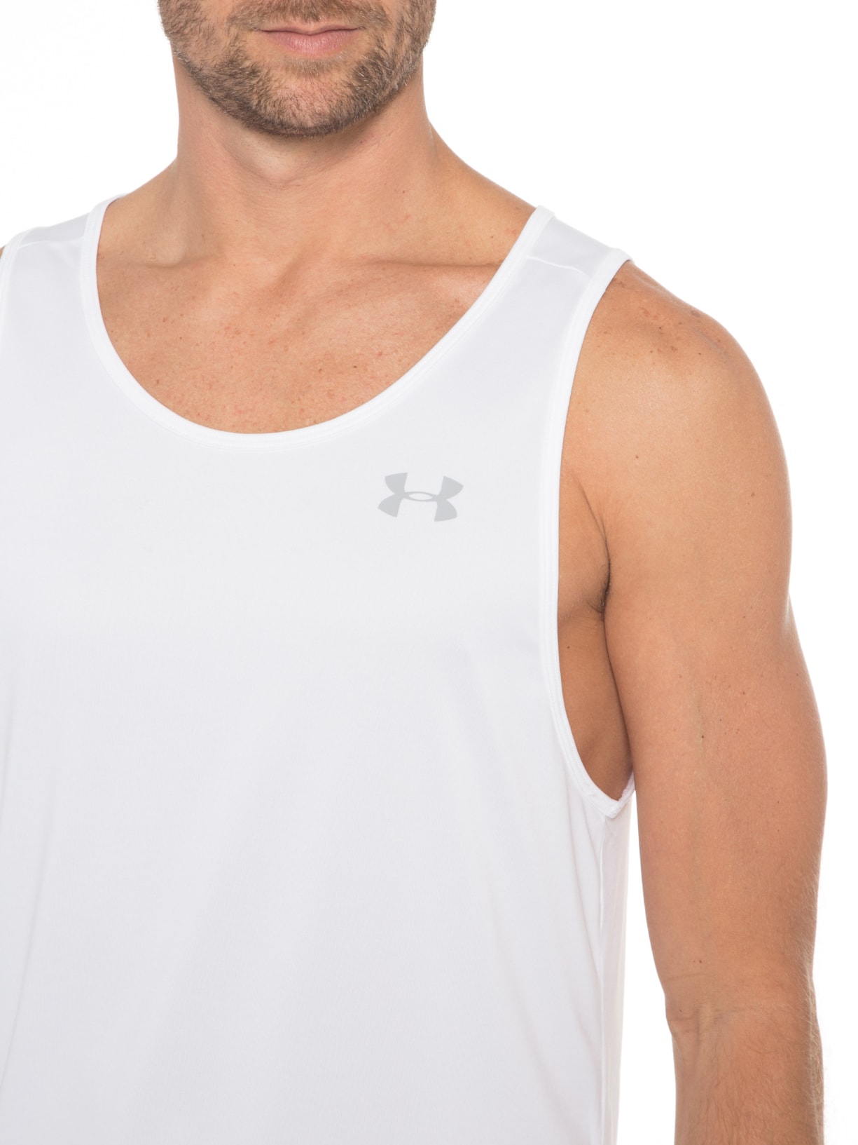 Regata Masculina Ua Tech 2.0 Tank Branco Under Armour