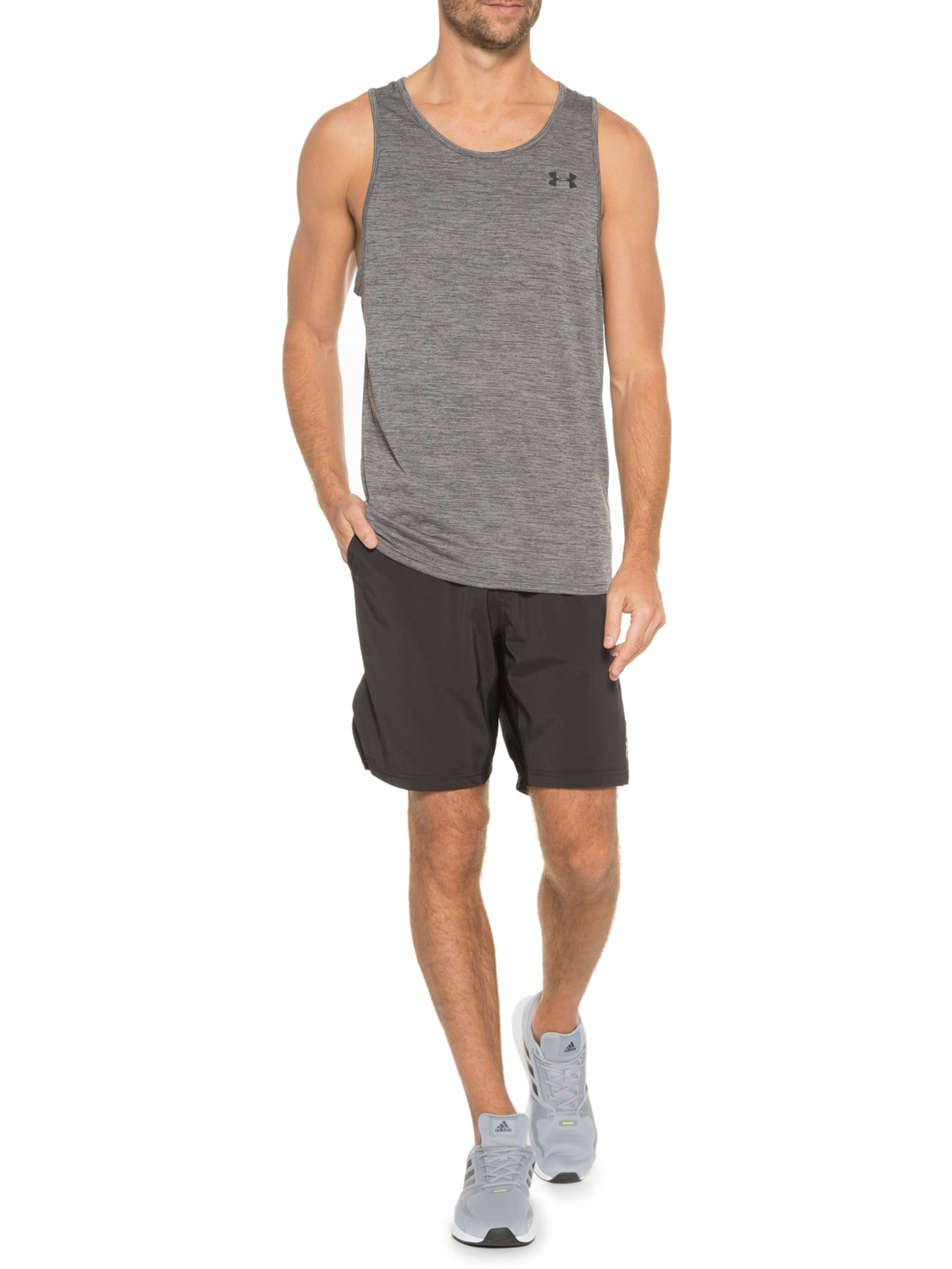 Regata Masculina Ua Tech 2.0 Tank Cinza Under Armour