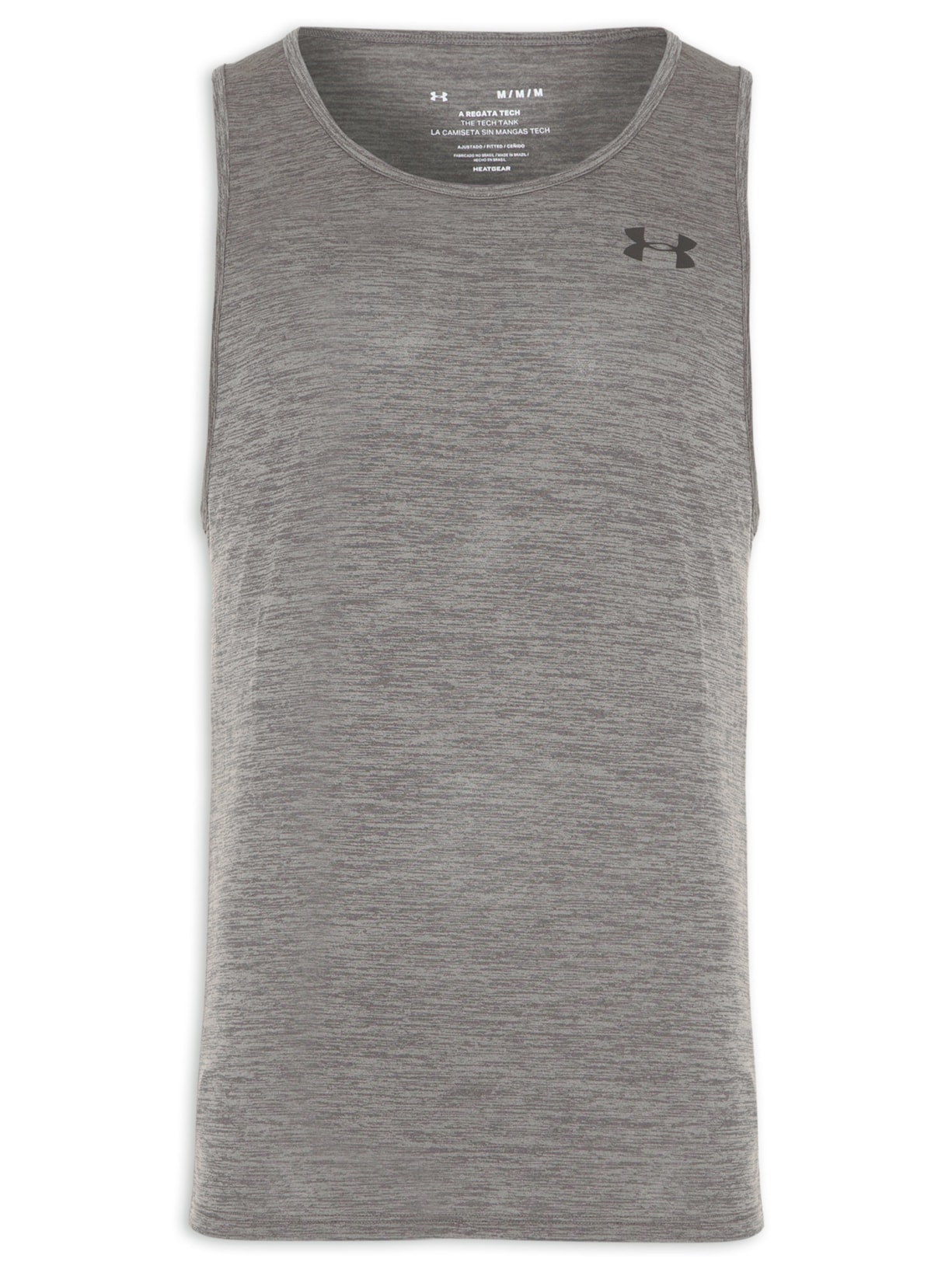 Regata Masculina Ua Tech 2.0 Tank Cinza Under Armour