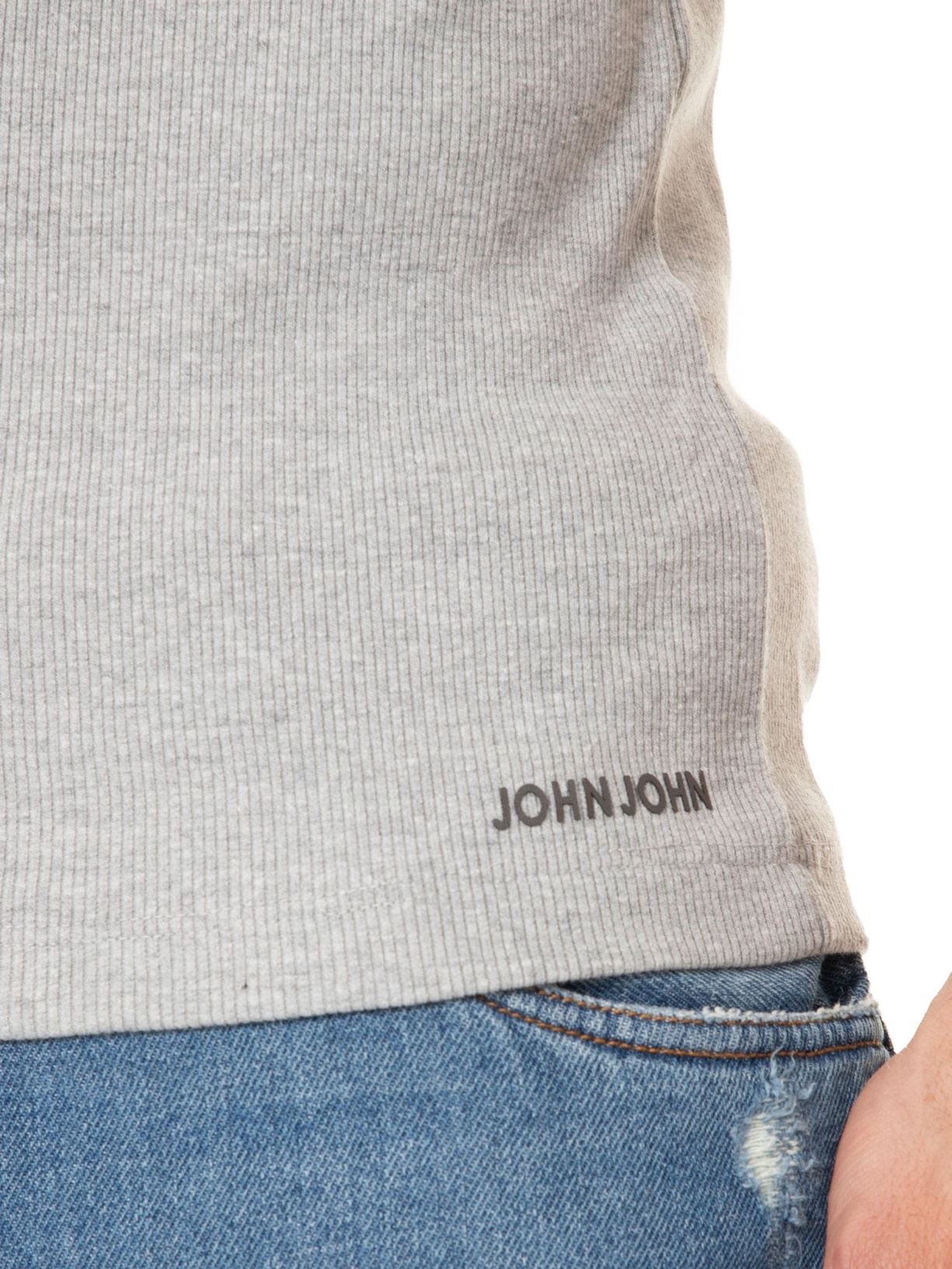 Regata Masculina Under Mescla Cinza John John