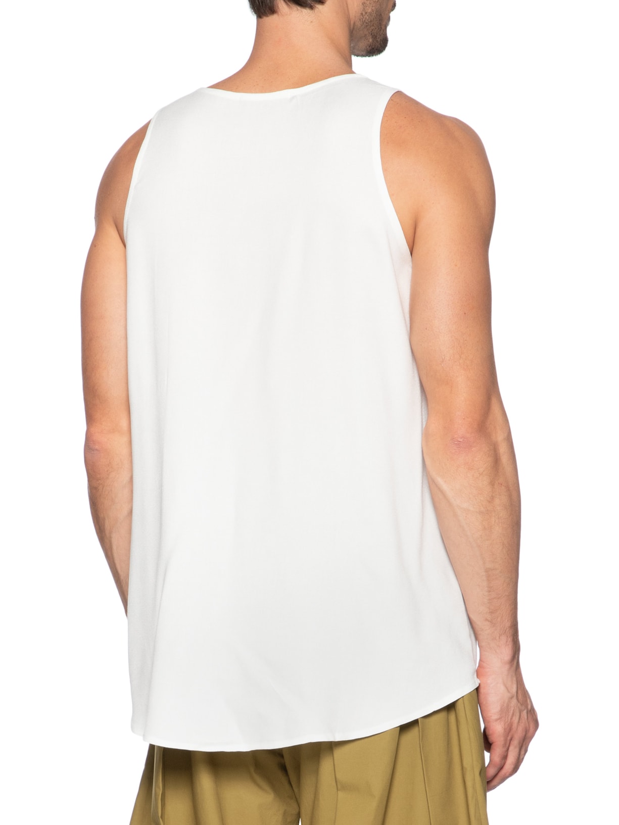 Regata Masculina Viscose Branco Handred