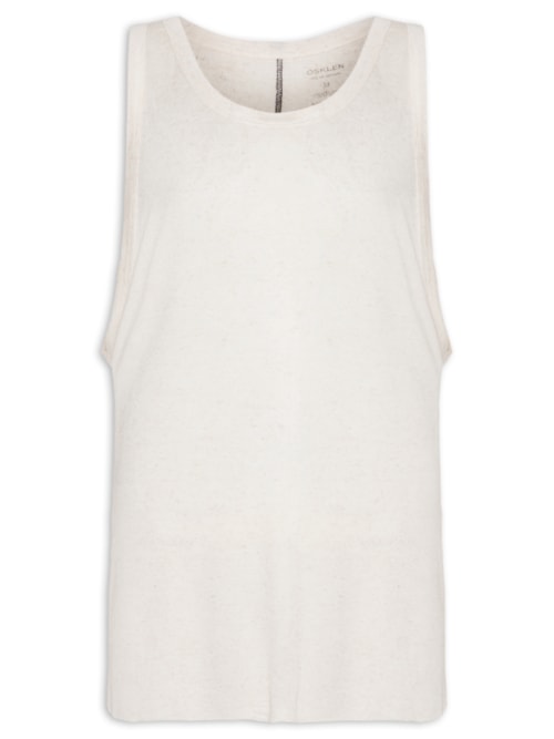 Regata Masculina Visual Linen Cut - Bege