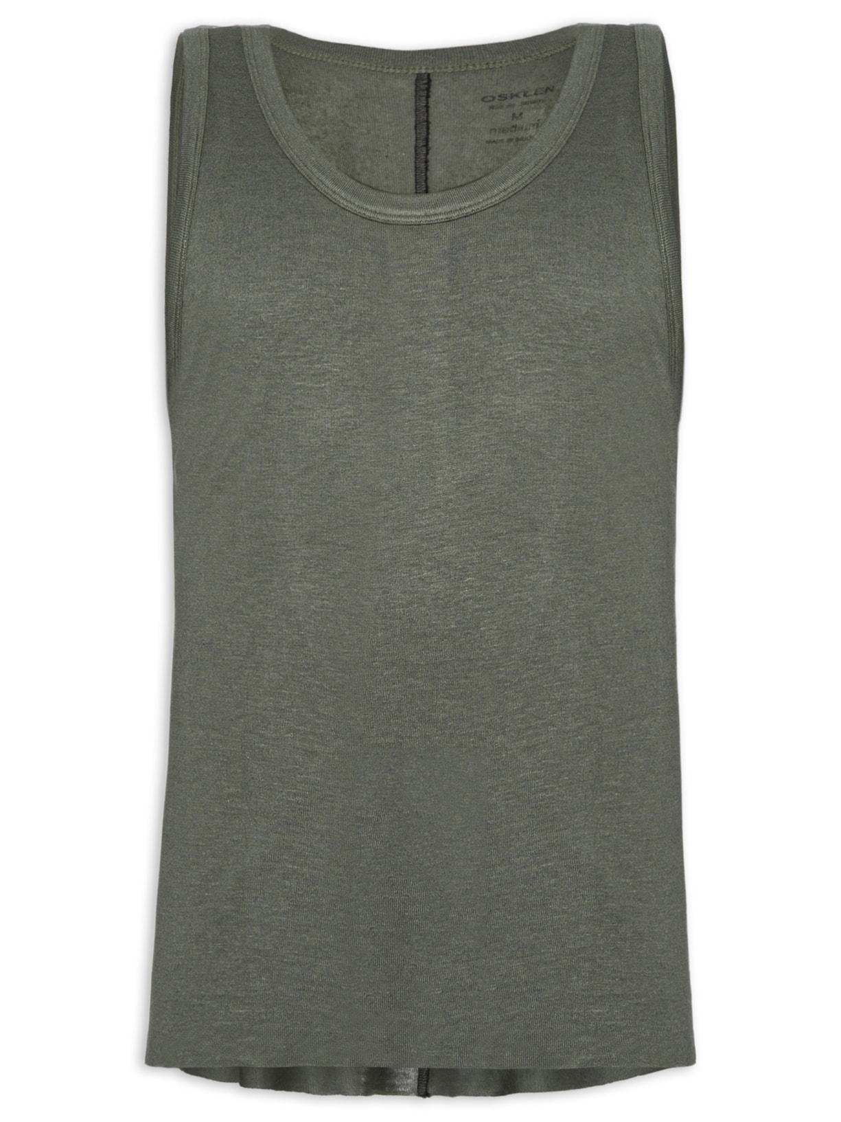 Regata Masculina Visual Linen Cut - Cinza