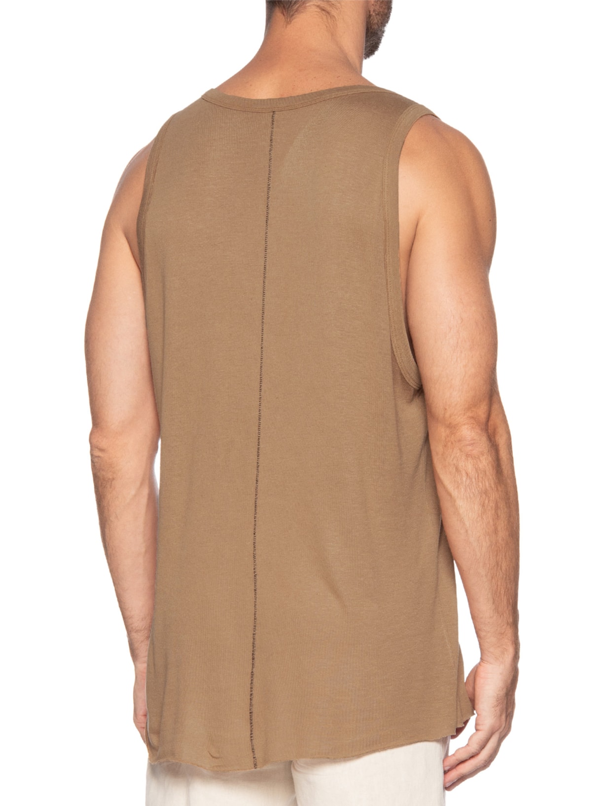 Regata Masculina Visual Linen Cut Marrom Osklen