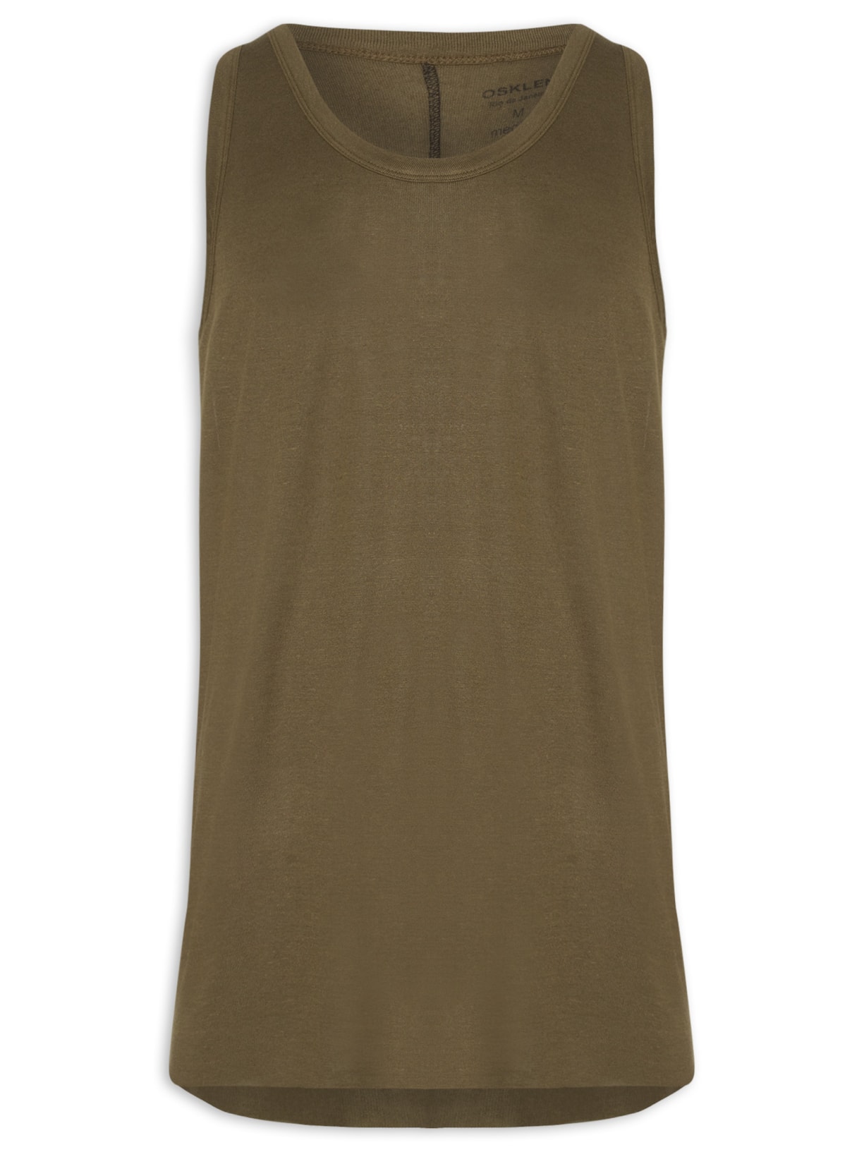 Regata Masculina Visual Linen Cut Marrom Osklen