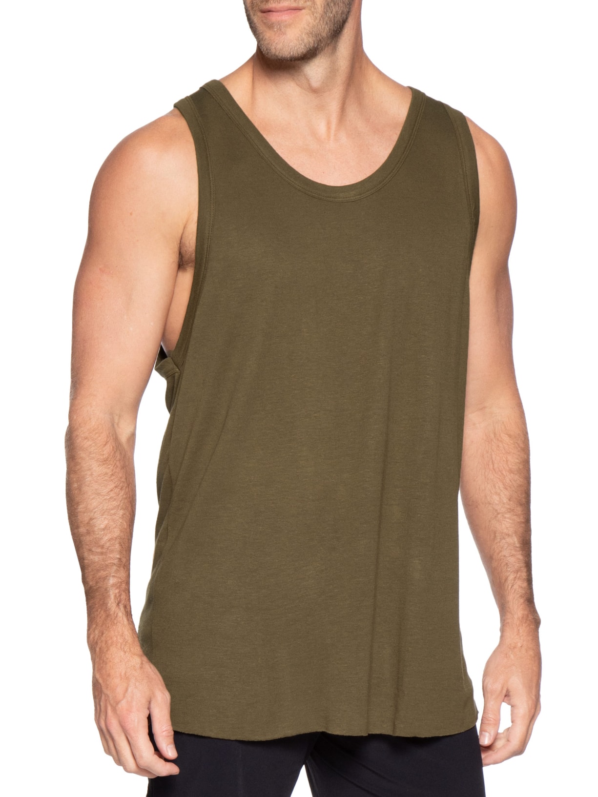 Regata Masculina Visual Linen Cut – Marrom Osklen