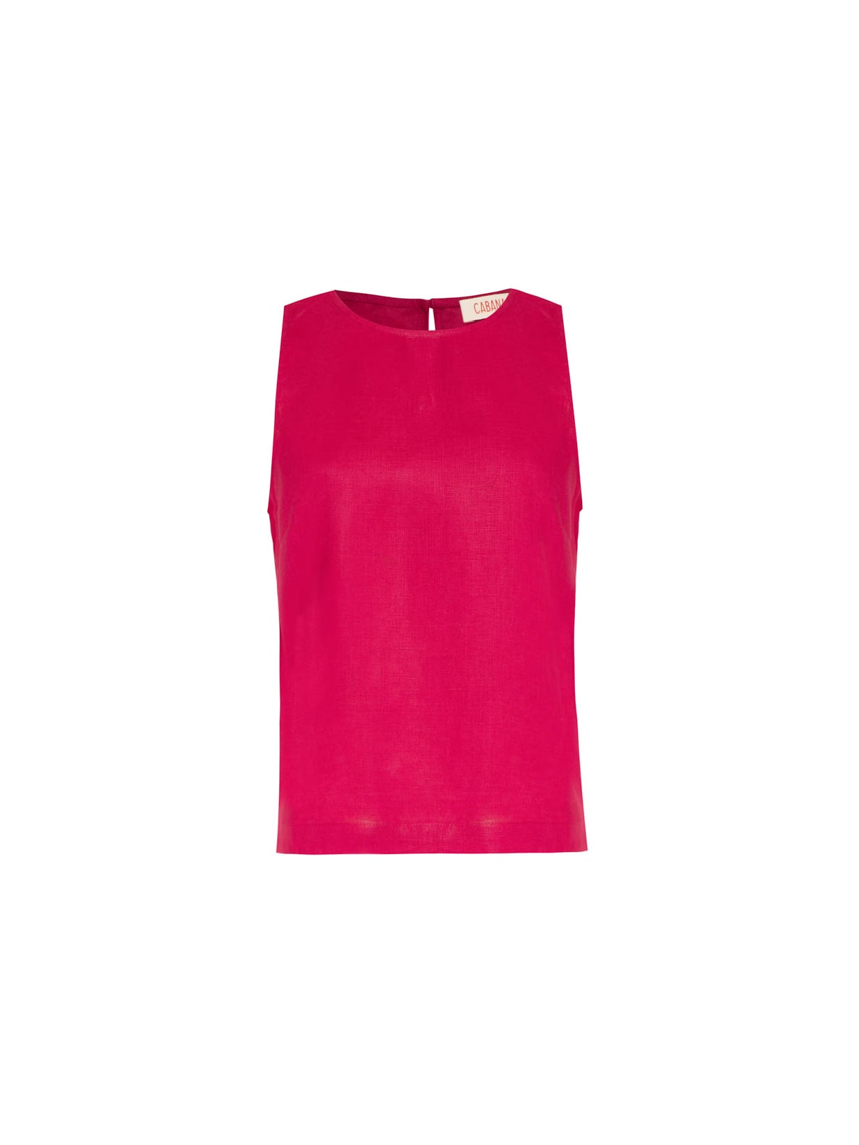 Regata Nadador Linho Framboesa