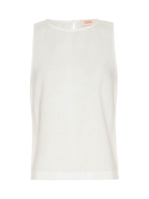 Regata Nadador Linho Off White