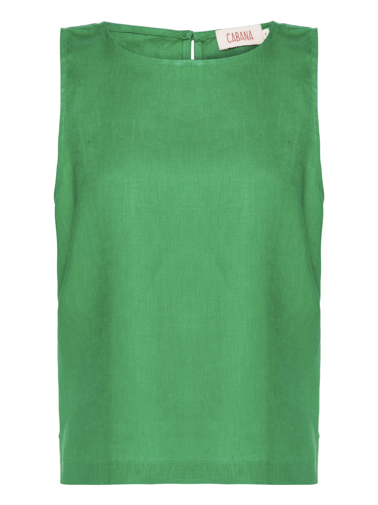 Regata Nadador Linho Verde Folhas