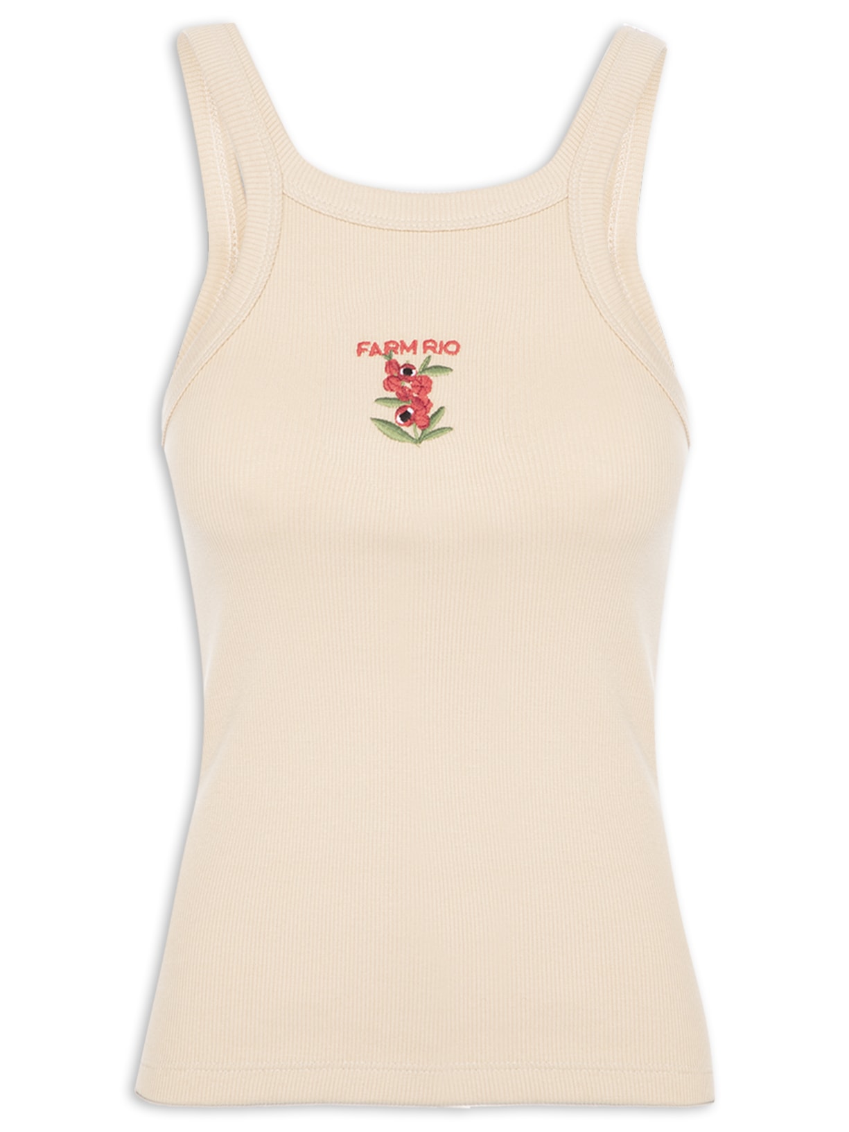Regata Rib Guaraná - Bege