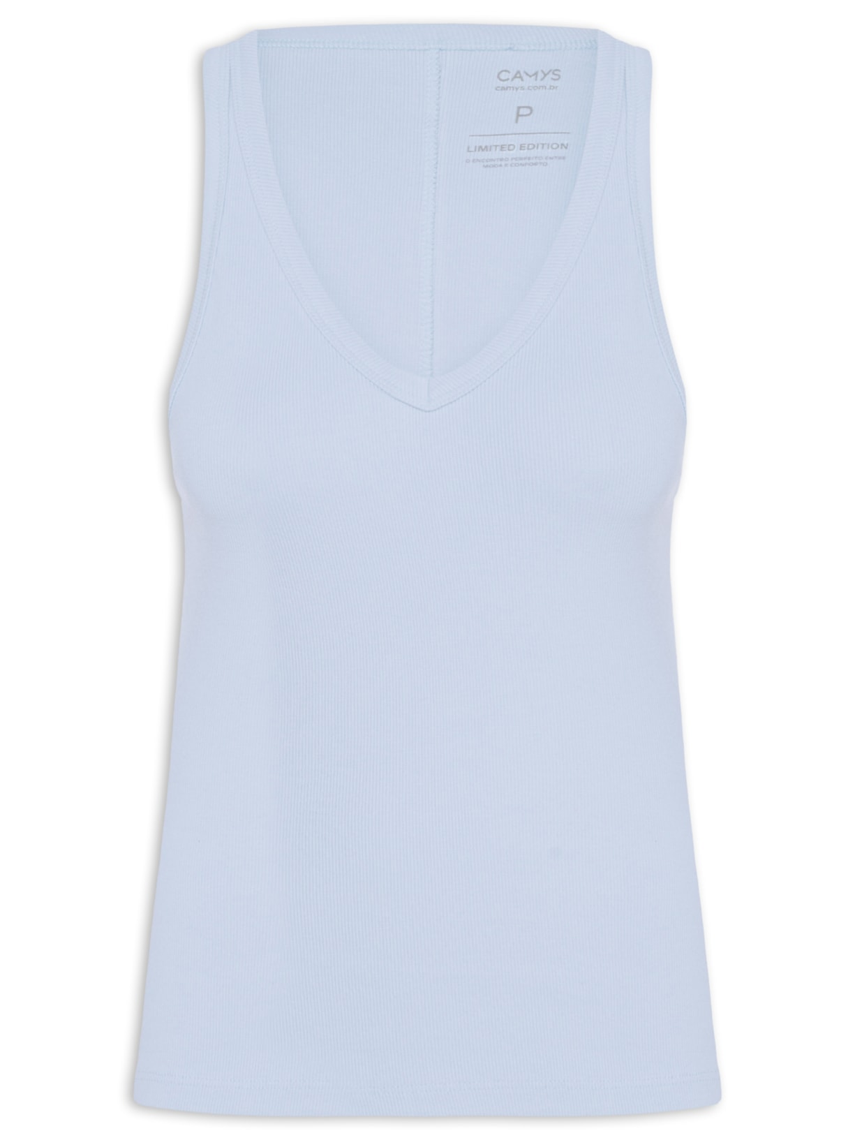 Regata Rib V Neck Azul Camys