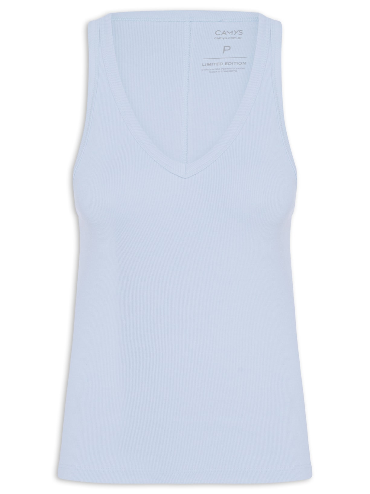 Regata Rib V Neck Azul Camys