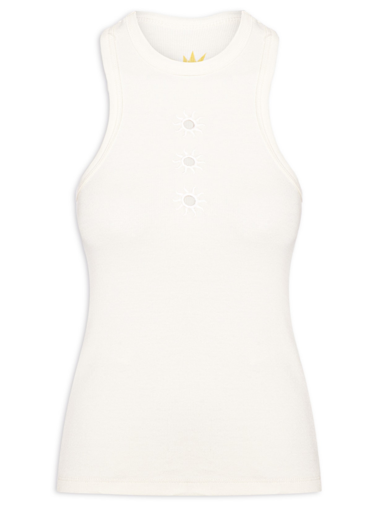 Regata Ribana Bordado Sol – Amarelo