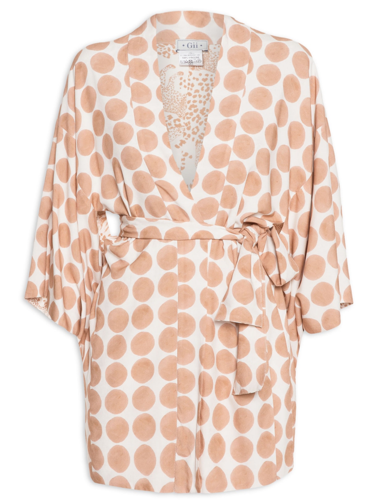 Robe Dupla Face Safari - Off White