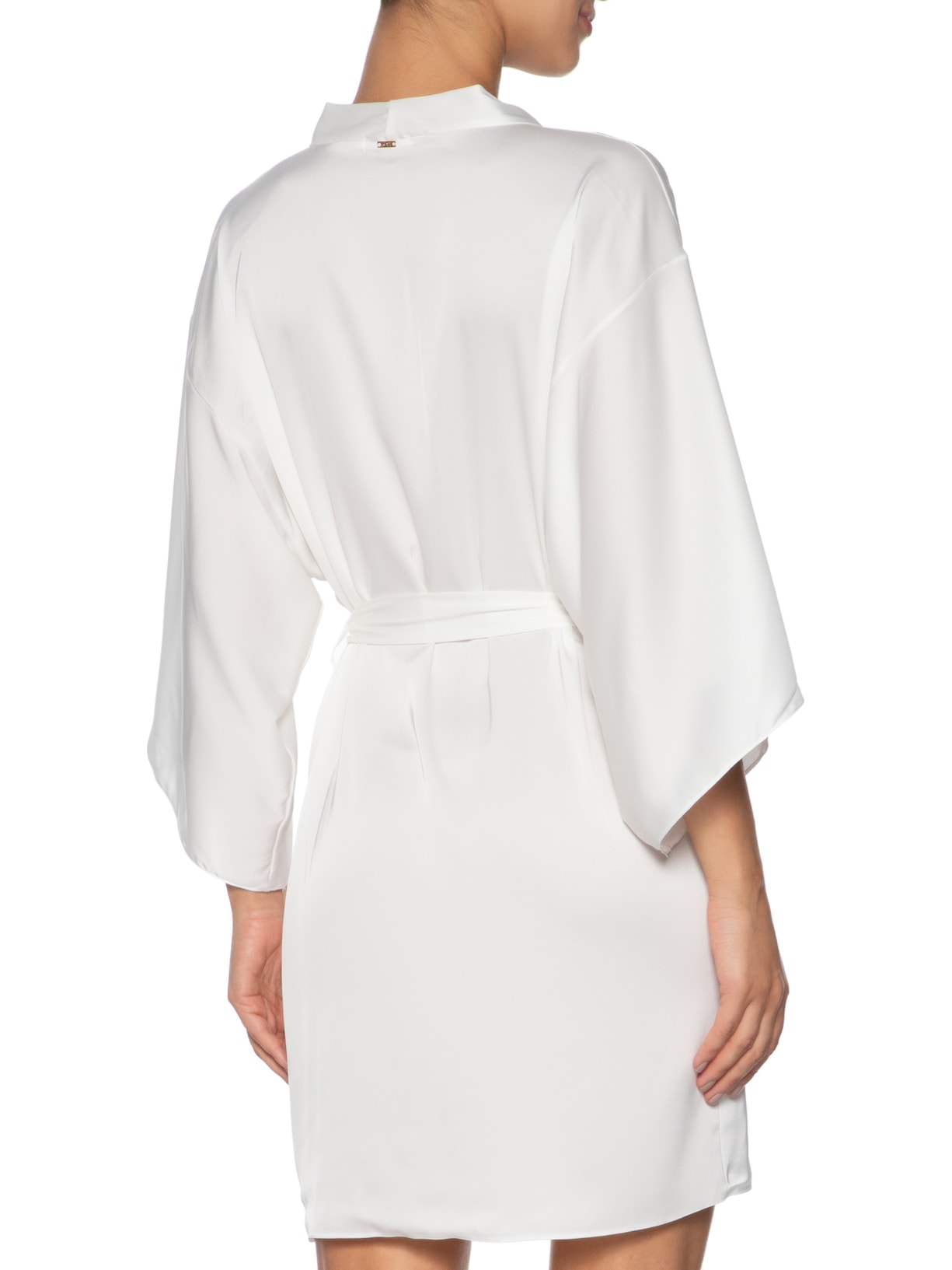 Robe Em Cetim Grace Branco Hope