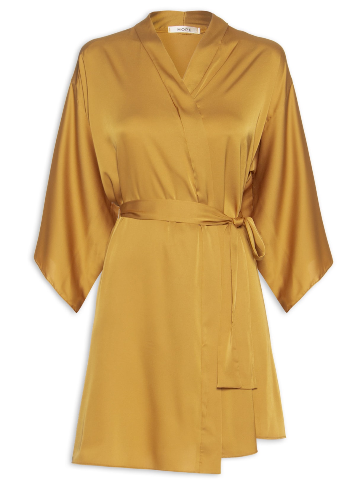 Robe Em Cetim Grace - Dourado
